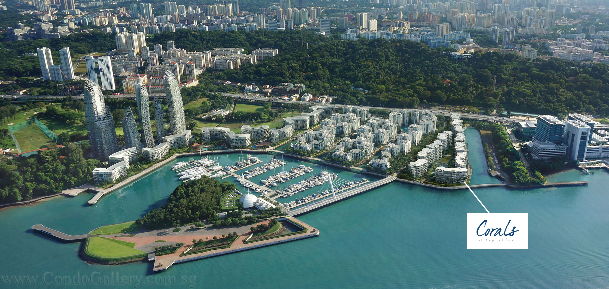 Corals At Keppel Bay Drone and Condo Details Keppel Bay Drive in
